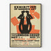 Vintage plakat udstilling kunst moderne London Group