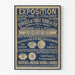 Vintage plakat for udstilling af bordservice Terre de Fer