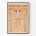 Vintage plakat for kunstudstilling på det moderne museum