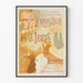 Vintage plakat Udstilling H.G. Ibels 1894 – Kunstnerisk vægdekoration
