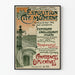 Vintage plakat fra Modern City-udstilling 1913 - Historisk vægdekoration