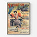 Vintage plakat af Automobiludstilling i Paris 1895