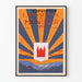 Vintage plakat udstilling Munster 1925 - Retro vægdekoration