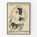 Vintage plakat udstilling af malerier og tegninger A. Willette