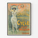 Vintage plakat for den Internationale cykeludstilling 1899