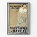 Vintage plakat: Generel udstilling af vinternyheder