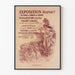 Vintage plakat fra den internationale udstilling 1893 vægdekoration