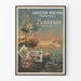 Vintage plakat Internationale Maritime Udstilling Bordeaux 1907