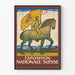 Vintage plakat fra den schweiziske nationale udstilling i Bern 1914