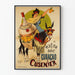 Vintage plakat Extra Sec Curaçao Cusenier til vægdekoration
