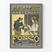 Vintage plakat F. Korff & Co, chokoladefabrikanter i Amsterdam