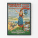 Vintage reklameplakat MÖWE konserves Arnold Sörensen Riga