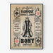 Vintage plakat fra Bony Lunéville Kortfabrik