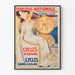 Vintage plakat fra Fabrique Nationale d'Armes de Guerre - Retro vægdekoration