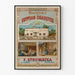 Vintage reklameplakat for egyptiske cigaretfabrikker F. Syrowatka