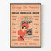 Vintage plakat af George Du Maurier – Fads and Fancies of the English, 1895