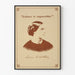 Vintage plakat med inspirerende citat « Failure is impossible » Susan B. Anthony