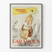 Vintage plakat Faramoun Sec - Retro vægdekoration Vin Blanc