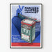 Vintage plakat med Jammet melmalt melasse design med vindmølle