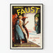 Vintage plakat af Faust af Goethe - Klassisk film vægdekoration