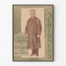 Vintage plakat februar Scribner's - Maskulin mode illustration