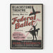 Vintage Federal Ballet plakat - Vægdekoration Teater & Dans
