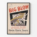 Vintage Plakat Teater Big Blow af Federal Theatre