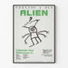Plakat 'Feeling a Bit Alien' til fejring af personlige forskelle