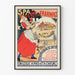 Vintage plakat af gården Frahinfaz - Retro vægdekoration til spa, café og restaurant
