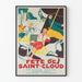 Vintage plakat af Saint-Cloud-festen – Festlig vægdekoration
