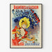 Vintage plakat af Blomsterfesten i Bagnères-de-Luchon