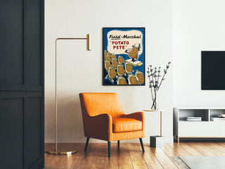 Vintage plakat af Feltmarskal Potato Pete - Humoristisk vægdekoration
