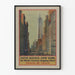 Vintage plakat Fifth Avenue New York - Urban vægdekoration