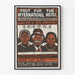 Plakat for kamp for retten til anstændigt bolig og mod udsættelser