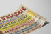 Vintage plakat Fine d'Algérie Vinbrand vægdekoration — visning af kunstværket