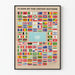 Vintage United Nations flagplakat