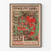 Vintage plakat til vægdekoration Blomsterkrukke Stander 1895