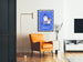 Vintage plakat Flu Diose med livlige farver