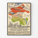 Vintage plakat Flugplatz Basel Grand Meeting Aérien 1925