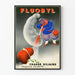 Vintage plakat Fluobyl Jagt Biliair