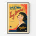 Vintage plakat Fog Bound med elegant kvindeportræt
