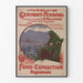 Vintage plakat fra den regionale messeudstilling i Clermont-Ferrand 1923