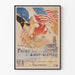 Vintage plakat fra den Franco-amerikanske messe i Saint-Sulpice 1917 - Historisk vægdekoration