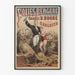 Plakat Folies Bergère Colonel D. Boone og Miss Carlotta