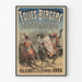 Vintage plakat Folies Bergère Indisk underholdning