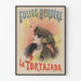 Vintage plakat Folies Bergère La Tortajada