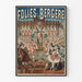 Vintage plakat Folies Bergère Le Château de Mac-Arrott