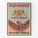 Vintage plakat Folies-Bergère: Dressekongen Seeth og hans løver fra Ménélick