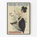 Vintage plakat Folies Bergère Charmion Hver aften