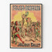 Dekorativ plakat Folies Bergère Joujoux Ballet vintage